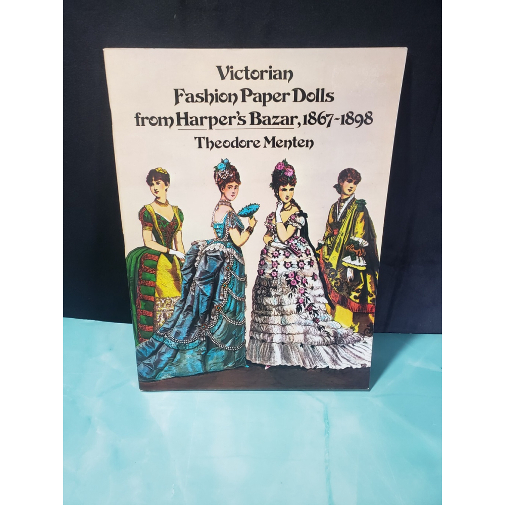 Paper Doll Book Uncut Victorian Fashion from Harpers Bazaar 1977 NEW NOS
